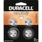 Duracell Duracell Coin Cell Lithium 3V Battery - DL2032 - For Multipurpose - 220 mAh - 3 V DC - 4 / Each DL2032B4PK - alternate 1